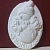 Gypsum figurine snowman flat, photos, reviews, use