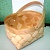 Veneer basket Round basket with handle, photos, reviews, use