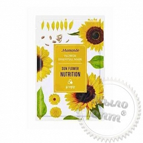 Купить Тканевая маска питательная с экстрактом подсолнуха Flower Essential Mask Sunflower Nutrition в Украине