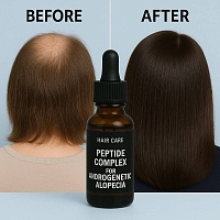 Пептидный комплекс для волос при андрогенной алопеции 100 мл описание и применение