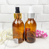 Bottle Brown 125 ml with alum spray