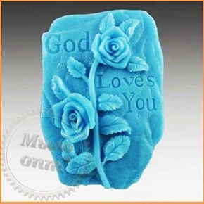 Купить Силиконовая форма 3D God loves you в Украине