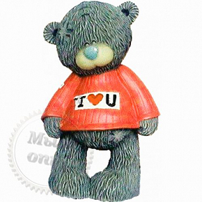 Купить Силиконовая форма 3D Тедди в свитере I love you в Украине