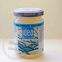 Glassy varnish IDEA for resins, polymer clay, sample 17 ml No. 746