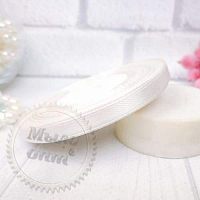 Satin ribbon 0.6 Milk, 1 m