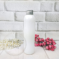 Aero bottle white 150 ml with aluminum cap from 100 pcs