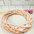 Natural base from pastel-peach rattan for compositions 25 cm, photos, reviews, use