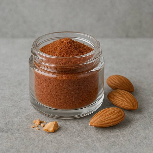 Almond scrub, 50 g, 11.50 UAH, rating ⭐⭐⭐⭐⭐ Milo Opt
