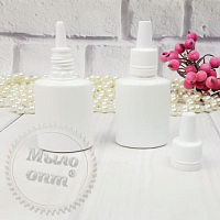 Spray bottle white 30 ml flexible plastic