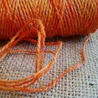 Twine orange 1 m