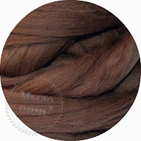 Australian merino 24 micron chocolate, 1 kg