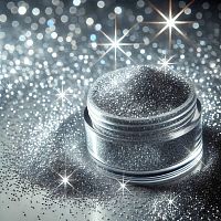 Глиттер гексагон Серебро 406 0.4 мм, 1 кг описание и применение