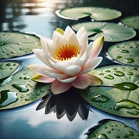 Lori Fragrance Oil Water flower, 1 L