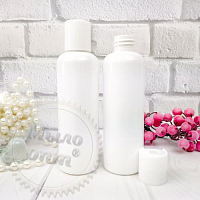 White Gloria bottle with disc top 100 ml