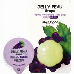 Купить Маска для лица Желеобразная с Экстрактом Винограда SKINFOOD Jelly Peau Grape, 10 мл в Украине