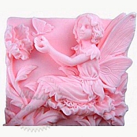 Silicone Mold Romantic Fairy, 2D