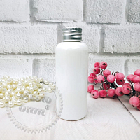 Flora bottle white 60 ml with aluminum cap