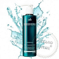 Moisturizing shampoo for volume and smoothness of hair Lador Wonder Bubble shampoo