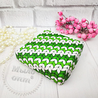 Box Quadro Knitting green