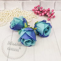 Купить Головка Розы, мятно синяя в Украине