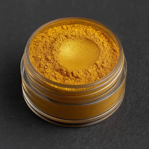 Cosmetic mica Bright Gold 100 g cosmetic ingredient Mylo Opt
