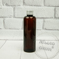 Dark bottle 100 ml with aluminum cap from 100 pcs