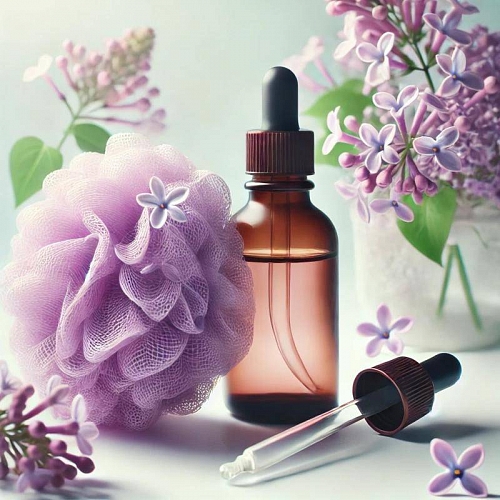 Отдушка Сиреневая мочалка для мыла с нуля, 1 л