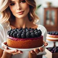 Купить Ароматизатор пищевой Blackberry cake, 1 литр в Украине