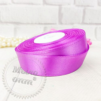 Satin ribbon 2 cm, dark purple, 33 m