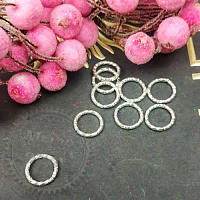 Connector ring with curls 12 mm