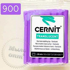 Купить Полимерная глина Цернит (Бельгия) 56 г. Translucent - полупрозрачный фиолет, 900 в Украине