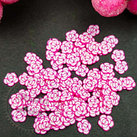 Fimo Magnolia flower slicing