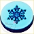 Stamp for soap Snowflake No. 2, photos, reviews, use