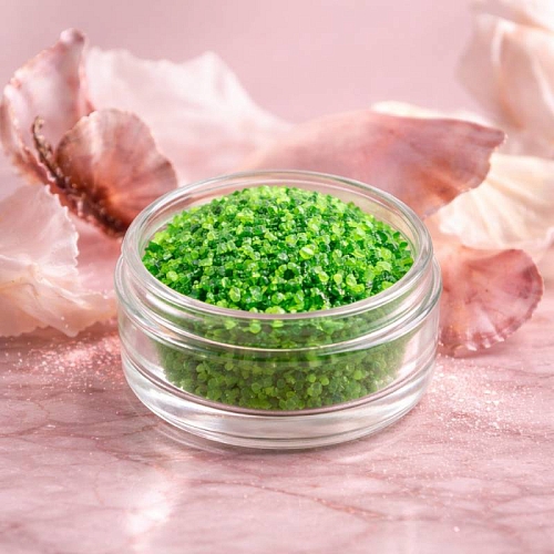 Unispheres with vitamin E green 10 g cosmetic ingredient Mylo Opt