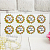 Round stickers wreath of leaves, photos, reviews, use