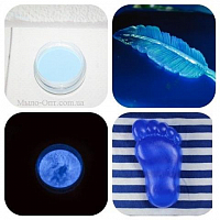 Blue Fluorescent UV Powder, 500 gr