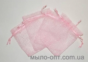 Купить Пакетик из органзы розовый 9х12 см в Украине