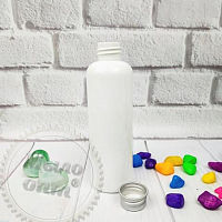 Gloria bottle 100 ml white with aluminum cap from 10 pcs