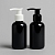 Olivia Bottle Black 100 ml with Pump Dispenser, photos, reviews, use