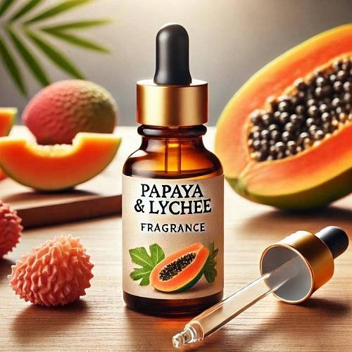 Papaya and Lychee Fragrance Oil, 10 ml, photos, reviews, use