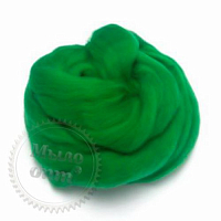 Wool for felting grassy, 500 gr