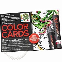 Склейка-раскраска Chameleon Color Cards - Totally Tattoo