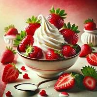 Fragrance Oil Strawberry with cream, 1 liter