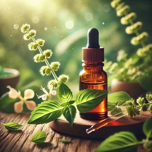 Tulsi essential oil, 50 ml, photos, reviews, use