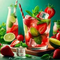 Fragrance Oil Strawberry Mojito, 10 ml