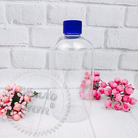 Transparent bottle Marta 350 ml with lid and insert from 100 pcs