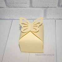 Decorative box Butterfly beige