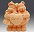 Silicone shape Two bears with heart 3D Lux, photos, reviews, use