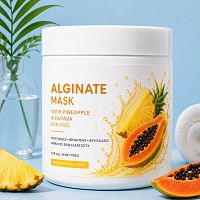 Alginate mask with pineapple and papaya 25 g cosmetic ingredient Mylo Opt