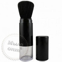 Brush-bottle for loose powder, blush